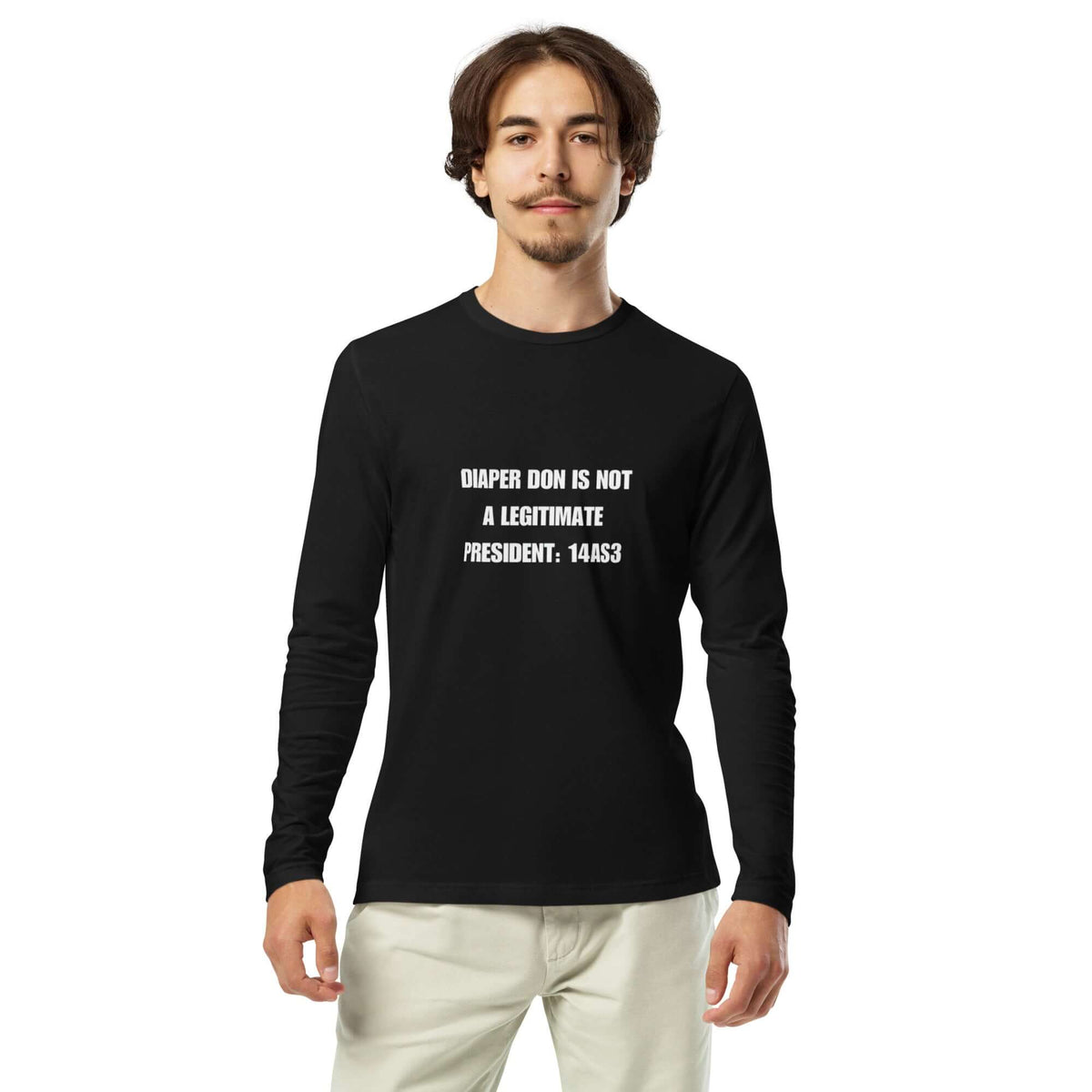 Long Sleeve Fitted Crew