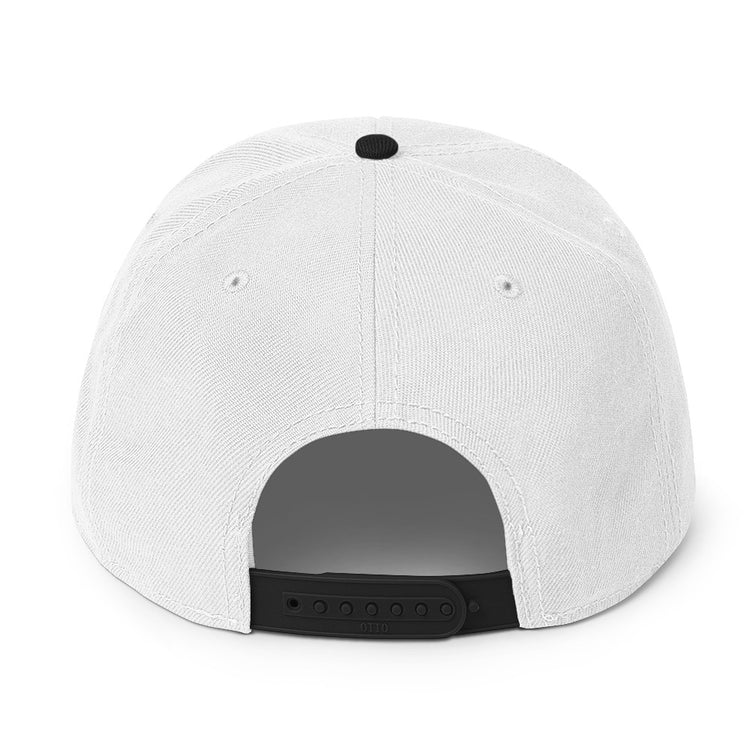 Snapback Hat with bold text "ICE IS A TERRORIST ORGANIZATION" in white on navy background.