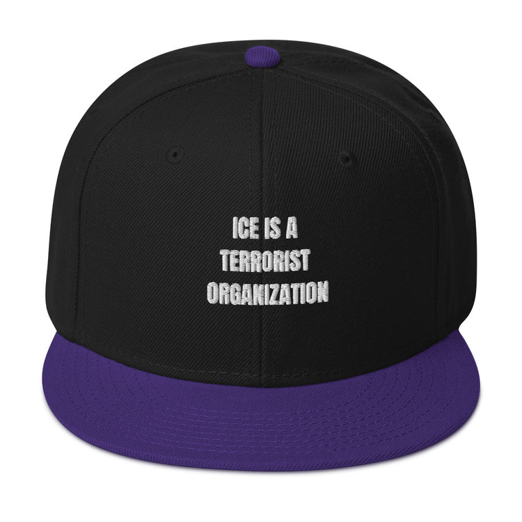 Snapback Hat with bold text reading &