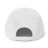 Snapback Hat with bold text "ICE IS A TERRORIST ORGANIZATION" in white on navy background.