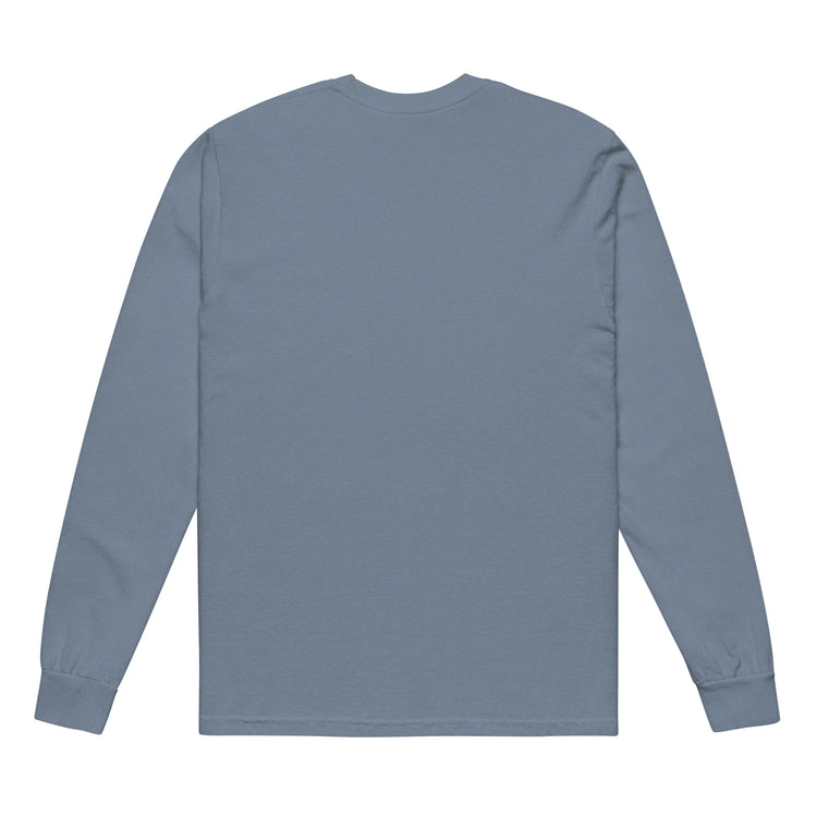 heavyweight garment-dyed long-sleeve shirt