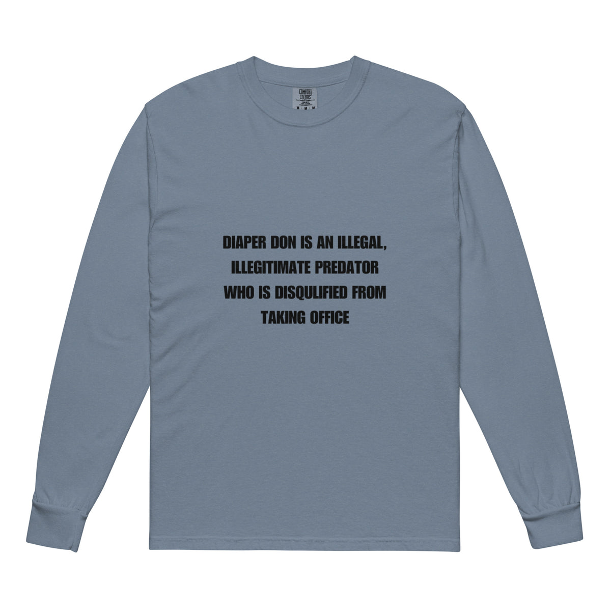 heavyweight garment-dyed long-sleeve shirt