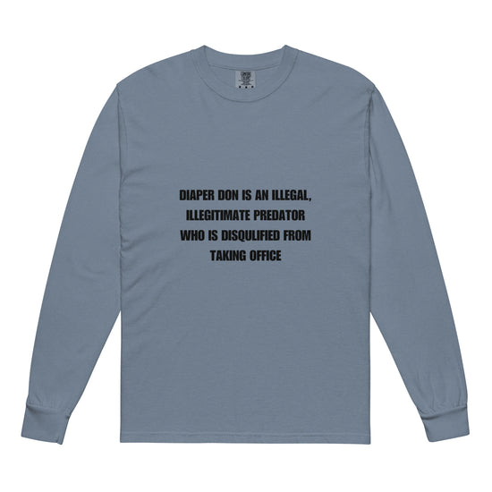 heavyweight garment-dyed long-sleeve shirt