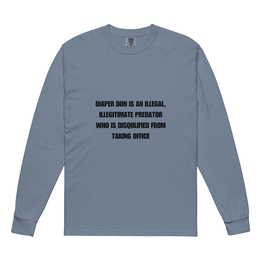 heavyweight garment-dyed long-sleeve shirt