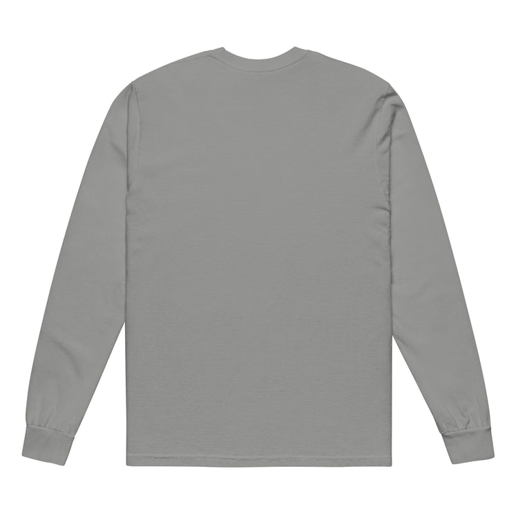 heavyweight garment-dyed long-sleeve shirt