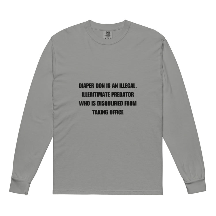 heavyweight garment-dyed long-sleeve shirt