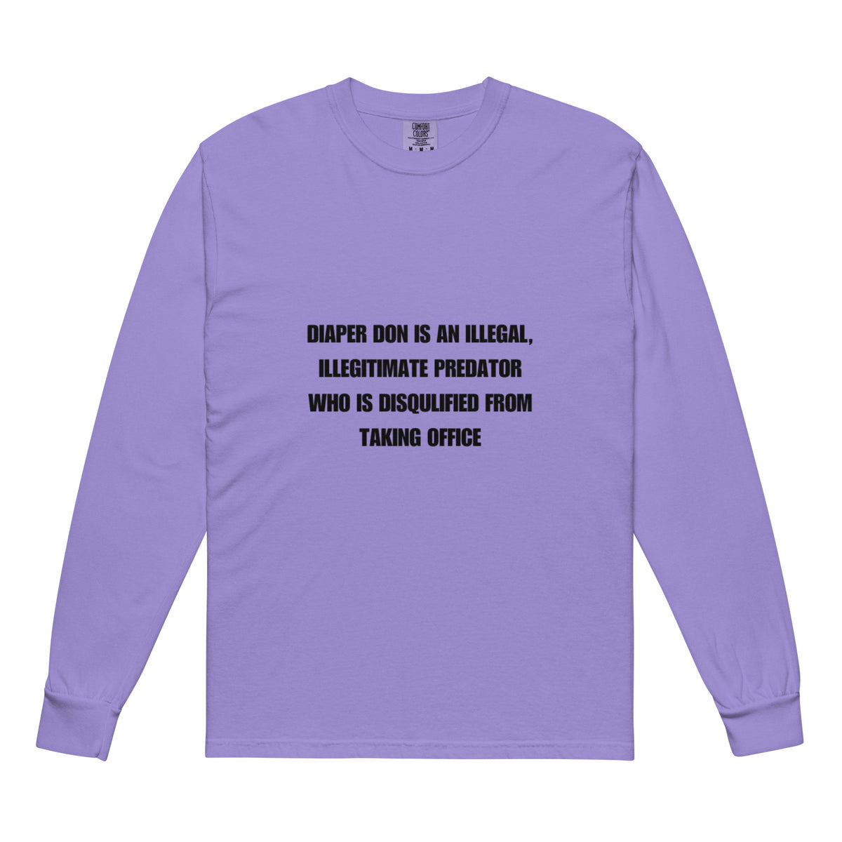heavyweight garment-dyed long-sleeve shirt