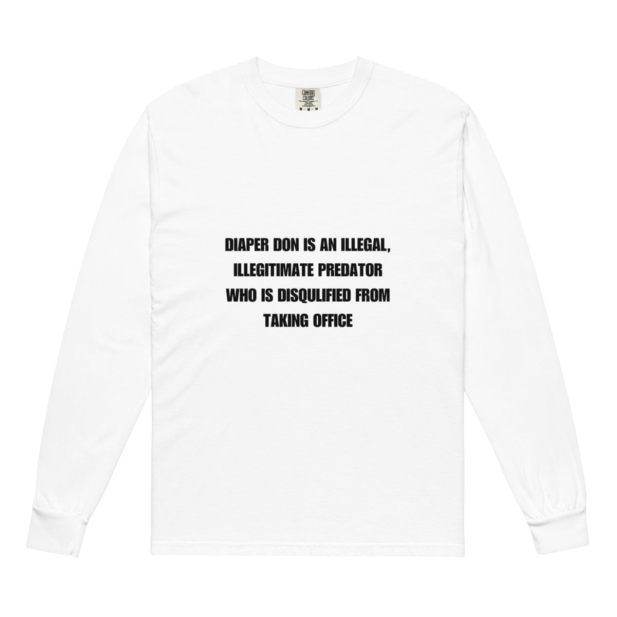 heavyweight garment-dyed long-sleeve shirt