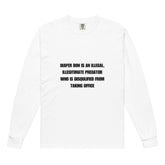 heavyweight garment-dyed long-sleeve shirt