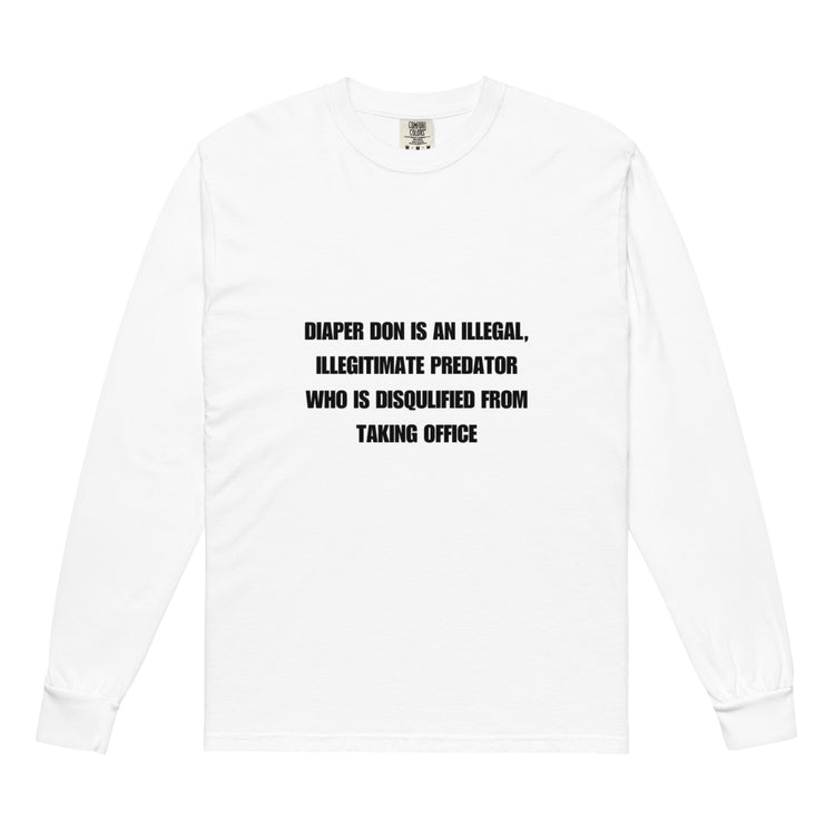 heavyweight garment-dyed long-sleeve shirt