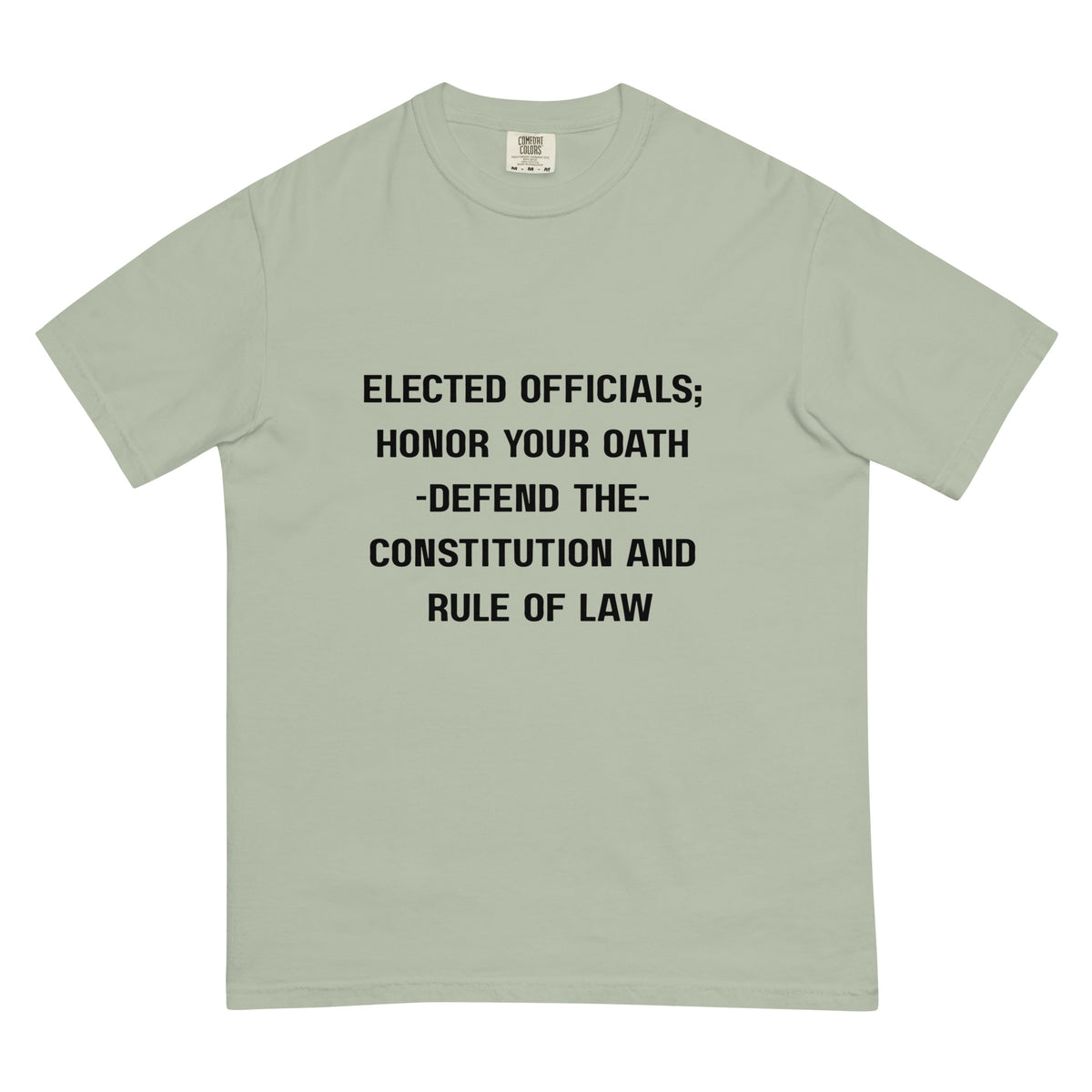 Unisex garment-dyed heavyweight t-shirt.