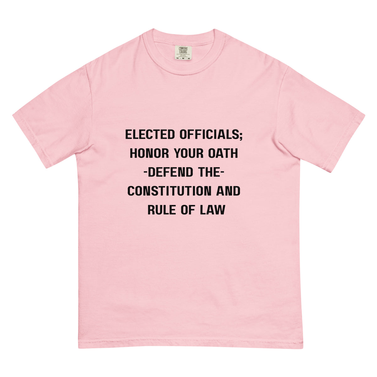 Unisex garment-dyed heavyweight t-shirt.