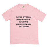 Unisex garment-dyed heavyweight t-shirt.