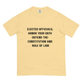 Unisex garment-dyed heavyweight t-shirt.