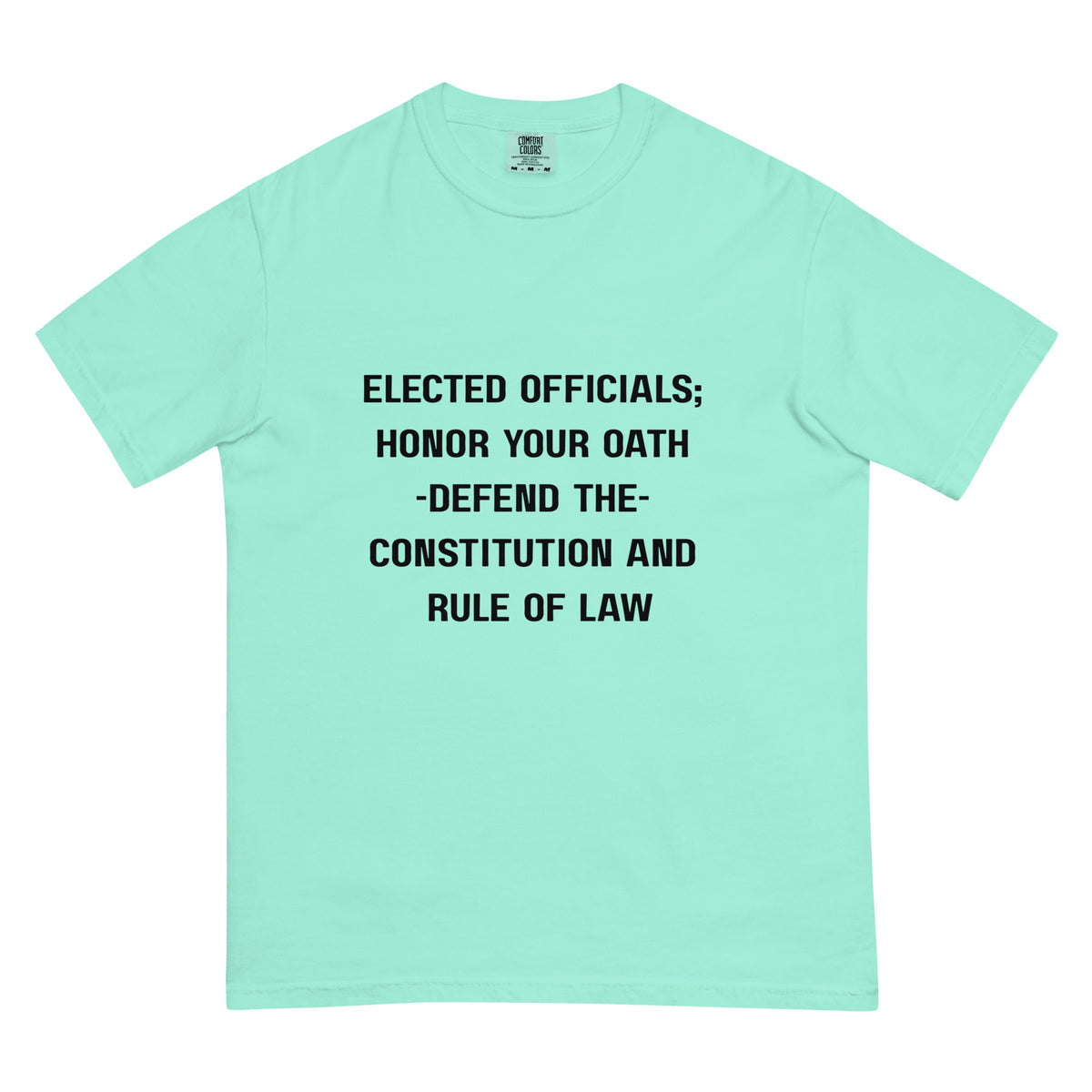 Unisex garment-dyed heavyweight t-shirt.
