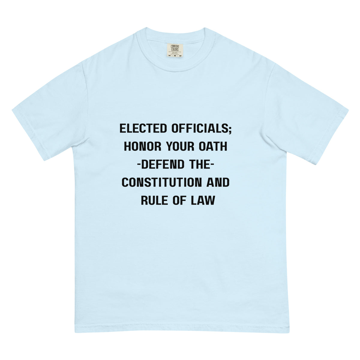 Unisex garment-dyed heavyweight t-shirt.