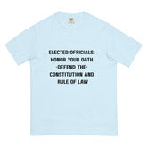 Unisex garment-dyed heavyweight t-shirt.