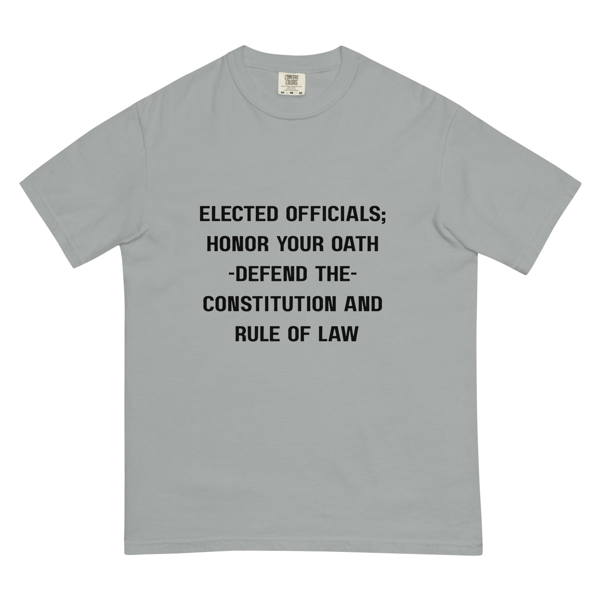 Unisex garment-dyed heavyweight t-shirt