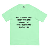Unisex garment-dyed heavyweight t-shirt.