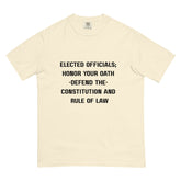 Unisex garment-dyed heavyweight t-shirt.