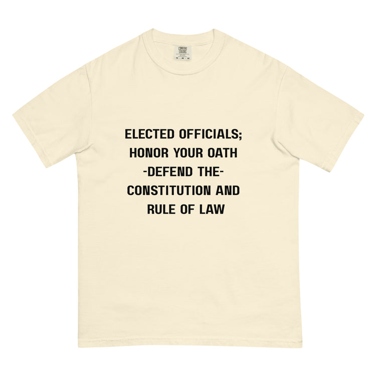 Unisex garment-dyed heavyweight t-shirt.