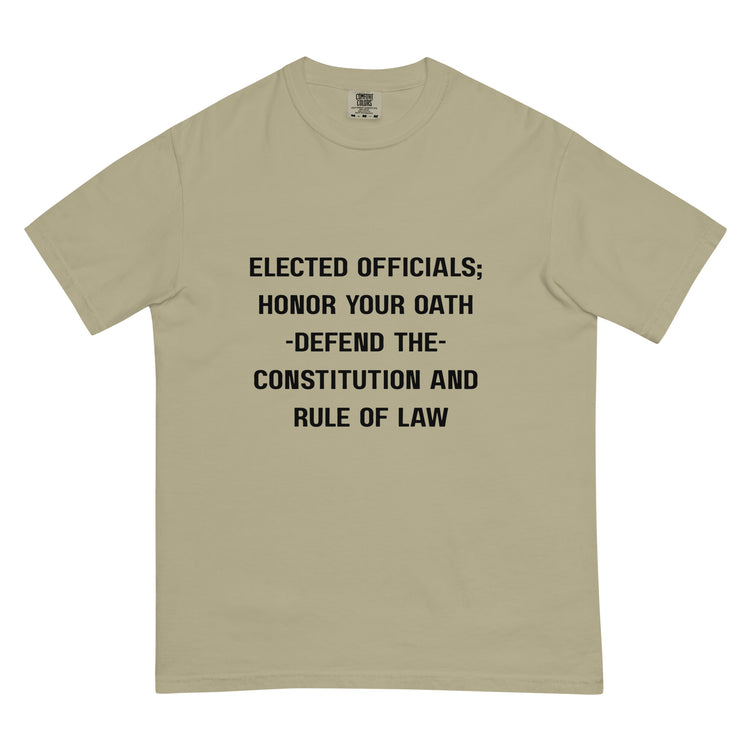 Unisex garment-dyed heavyweight t-shirt