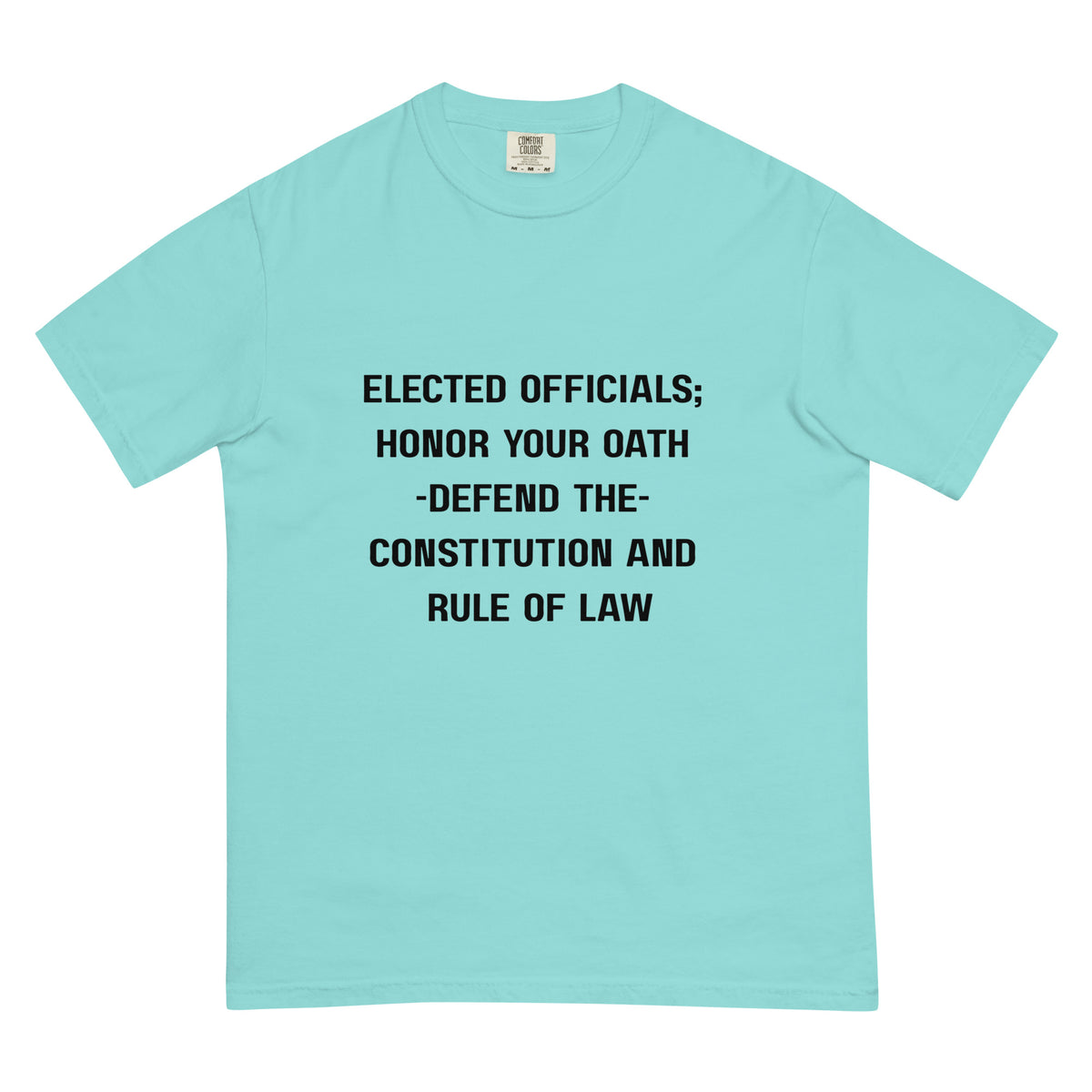 Unisex garment-dyed heavyweight t-shirt.
