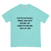 Unisex garment-dyed heavyweight t-shirt.
