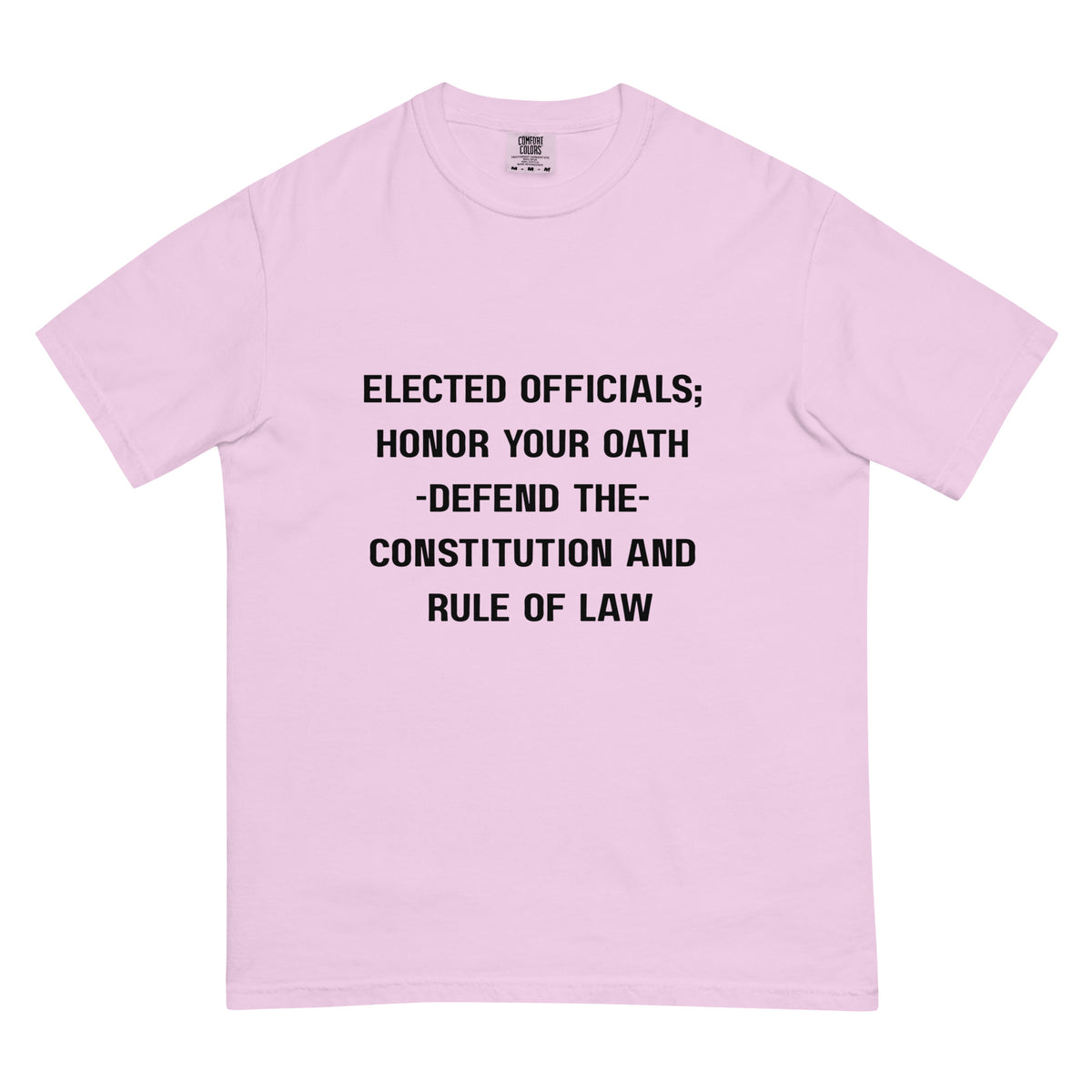Unisex garment-dyed heavyweight t-shirt.