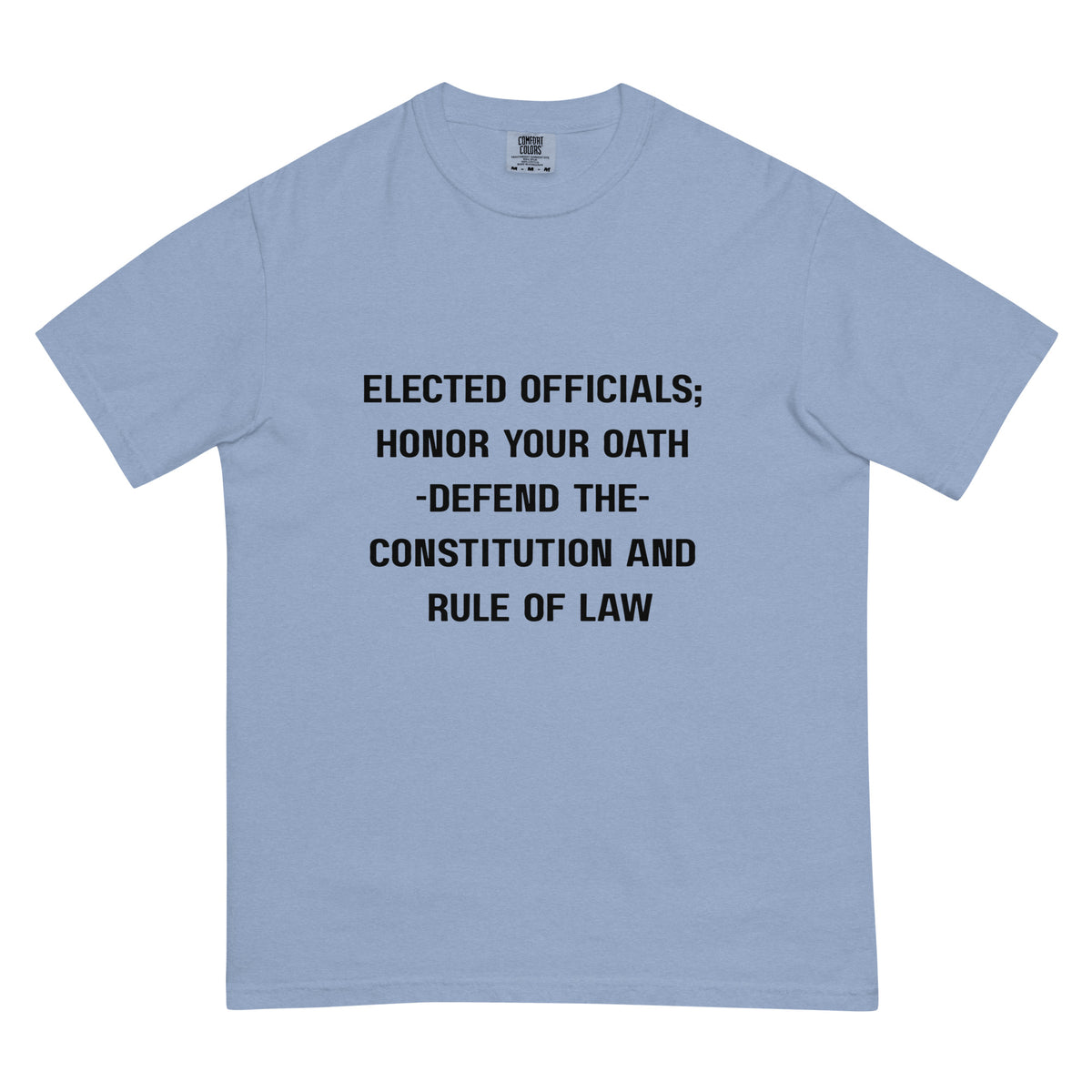 Unisex garment-dyed heavyweight t-shirt.