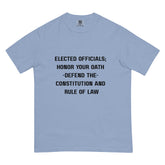 Unisex garment-dyed heavyweight t-shirt.