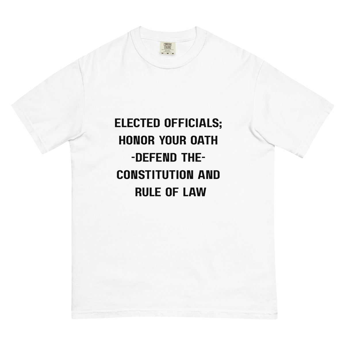 Unisex garment-dyed heavyweight t-shirt.