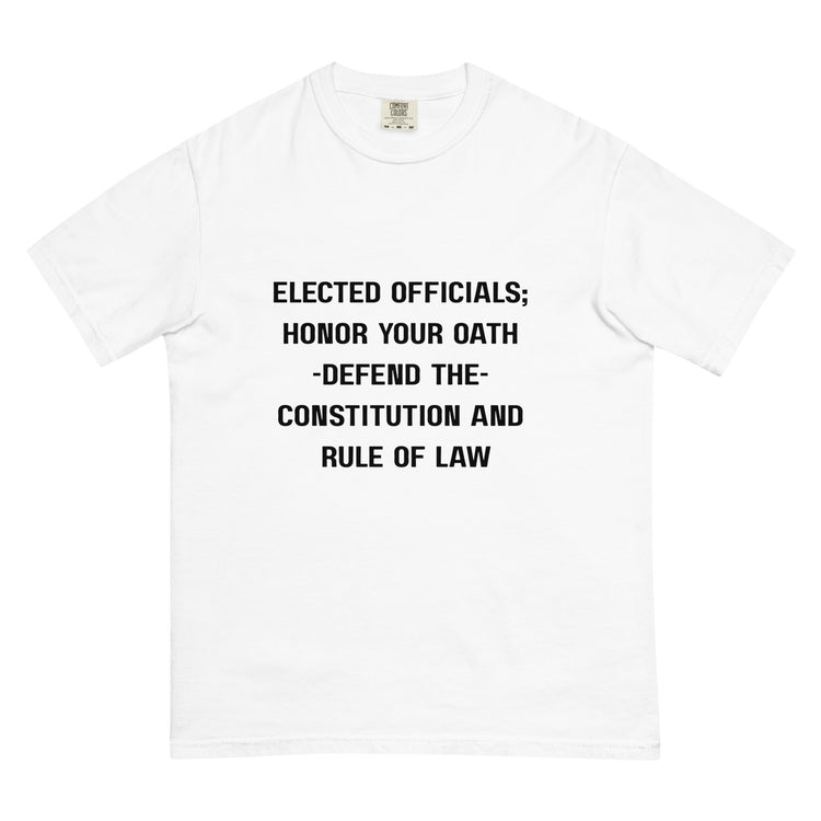 Unisex garment-dyed heavyweight t-shirt.