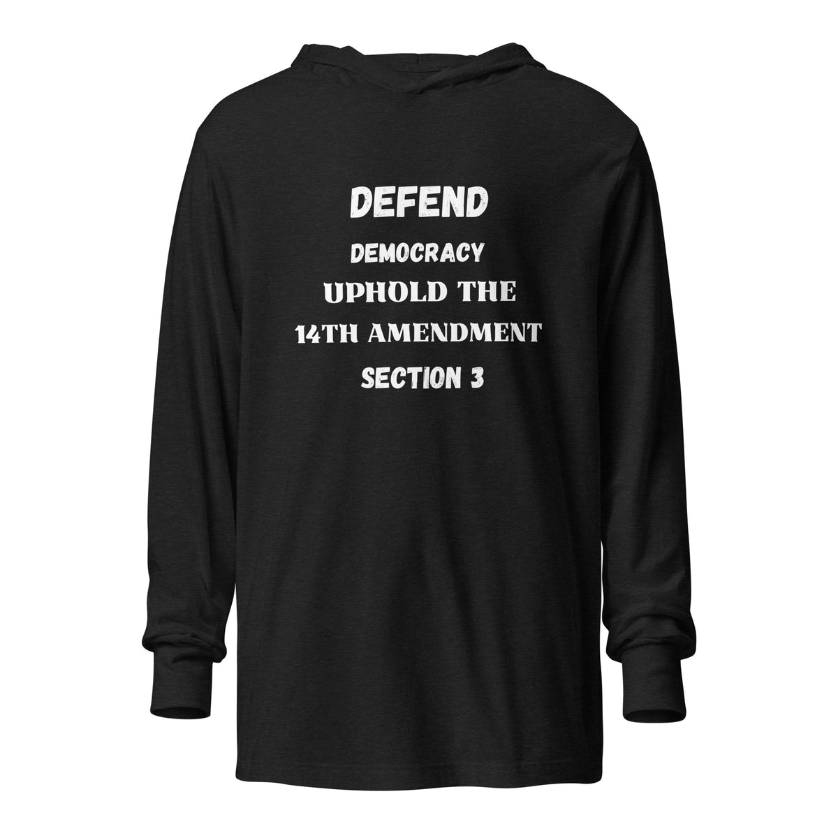 Hooded long-sleeve tee