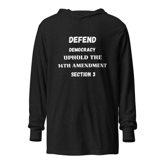 Hooded long-sleeve tee