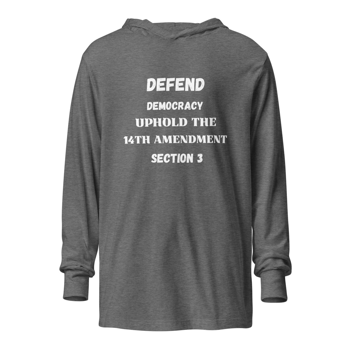 Hooded long-sleeve tee