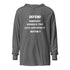 Hooded long-sleeve tee