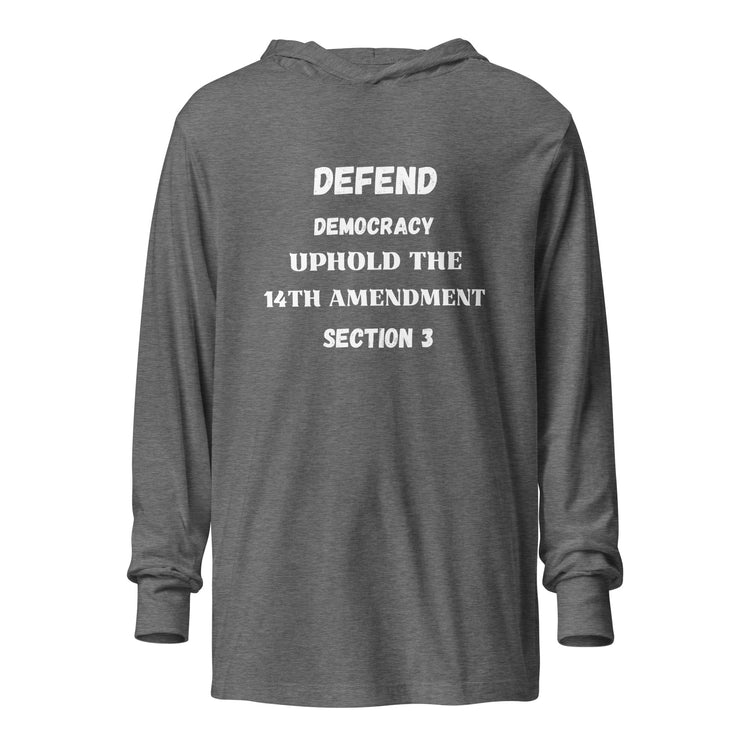 Hooded long-sleeve tee