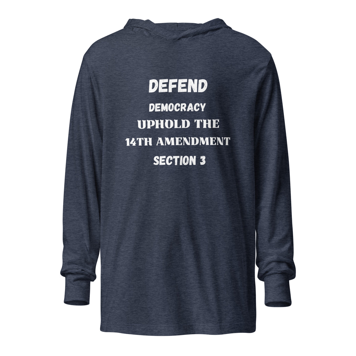 Hooded long-sleeve tee