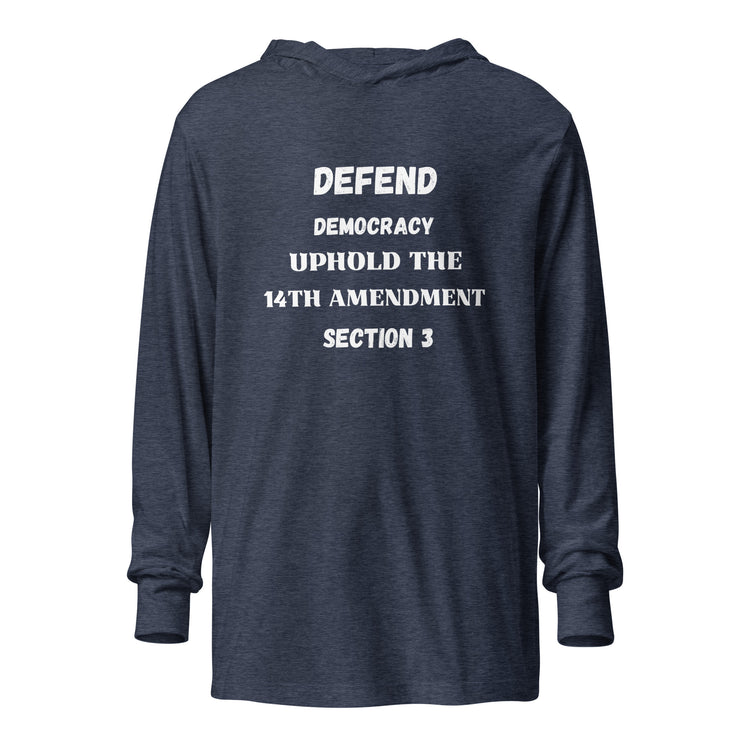 Hooded long-sleeve tee