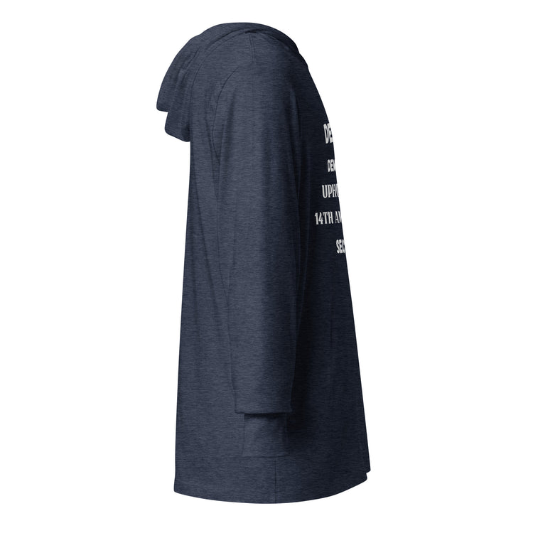 Hooded long-sleeve tee