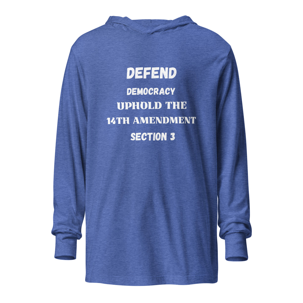 Hooded long-sleeve tee