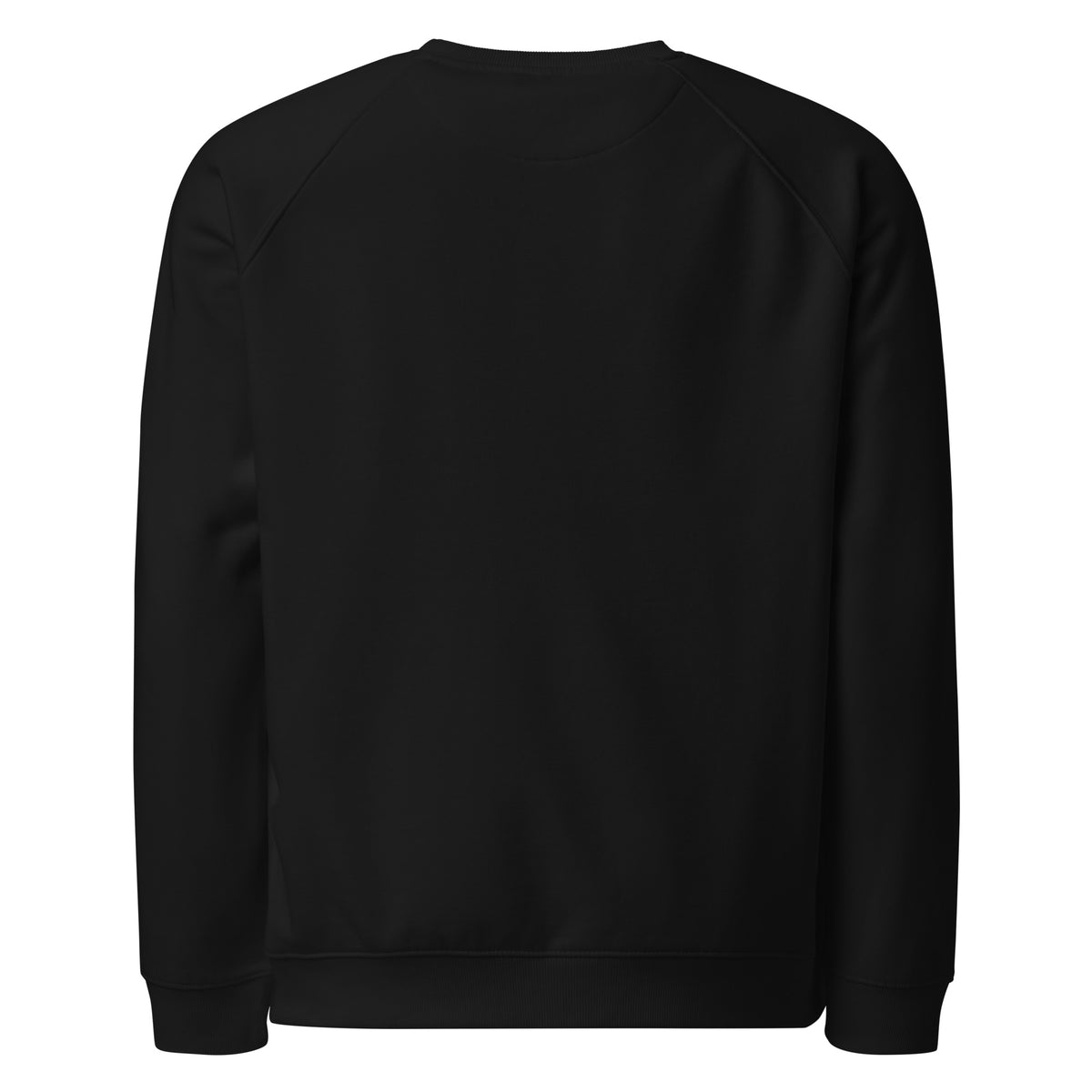 Unisex organic raglan sweatshirt