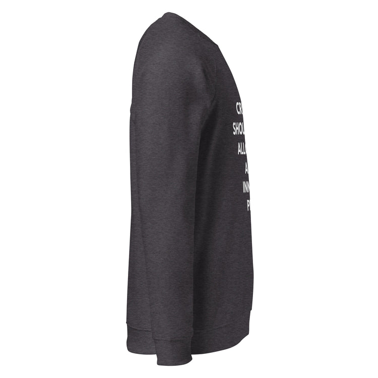 Unisex organic raglan sweatshirt