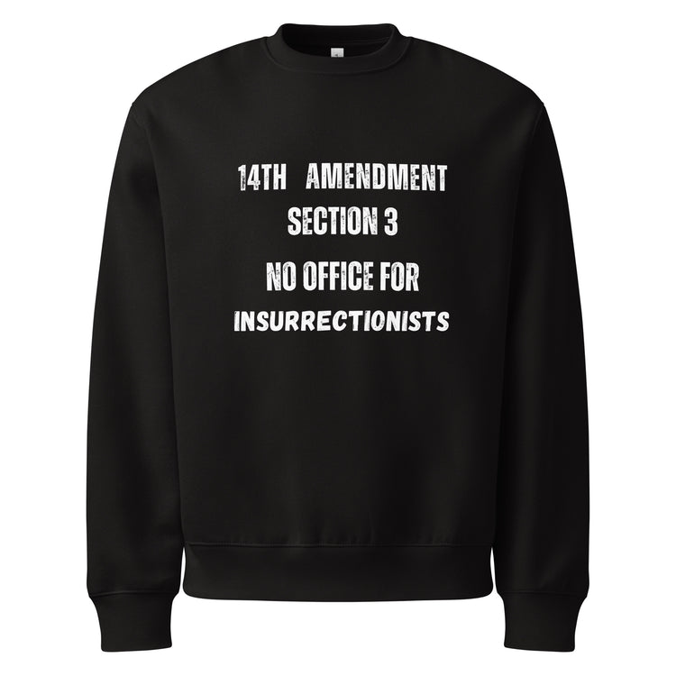 Oversized heavyweight sweatshirt