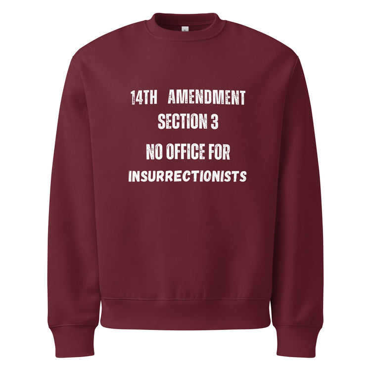 Oversized heavyweight sweatshirt
