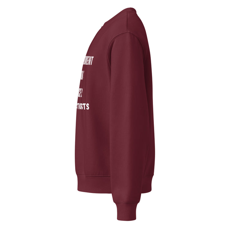 Oversized heavyweight sweatshirt