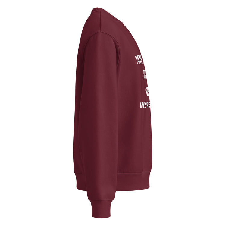 Oversized heavyweight sweatshirt